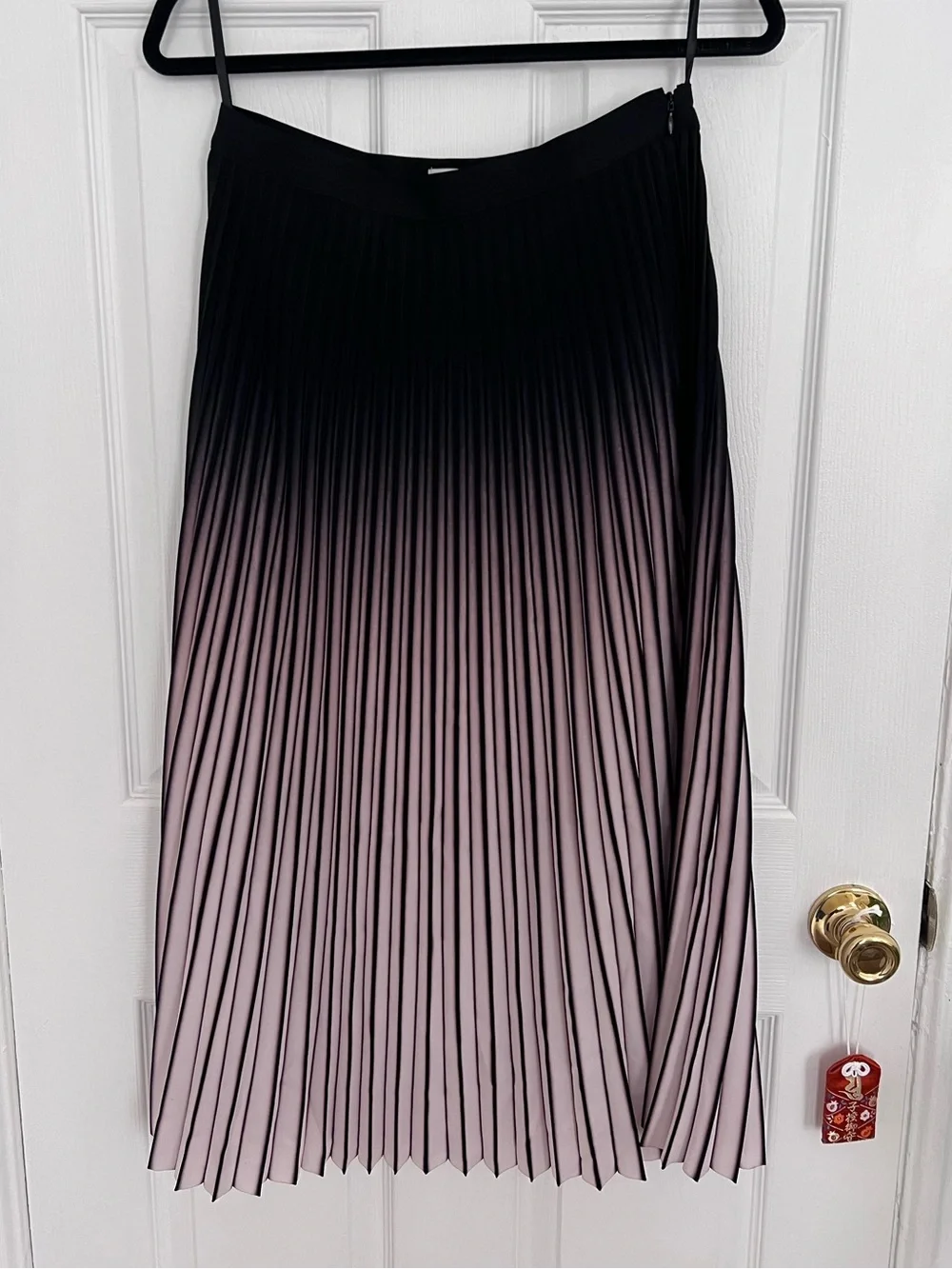 Reiss Marnie Pleated Ombre Midi Skirt - size 6 - Picture 1 of 6